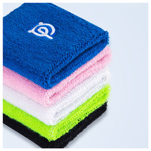 Muñequeras deportivas de tenis de primera calidad al por mayor muñequeras de algodón bordadas personalizadas con logotipo - Product Image 6