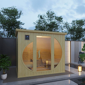 Sauna de Estilo Personalizado, Casa de Sauna, Sauna Exterior, Sauna Cúbica para 4-6 Personas - Product Image 3