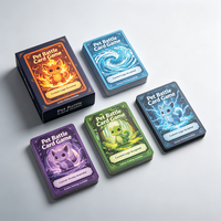 Cartes à collectionner d'anime personnalisées en papier imprimé, cartes à échanger avec logo personnalisé, fabricant de boîtes de boosters pour jeux de société