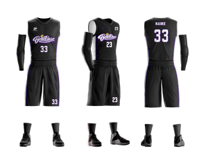 Desain Jersey Basket Latihan Bolak-Balik Bordir Kustom Grosir, Seragam Jaring Sublimasi Kosong 2024-2025 - Product Image 3
