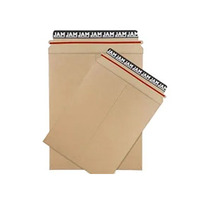 Enveloppes en carton kraft 450 g/m² rigides et recyclables pour documents photo, protection optimale, format plat, avec fermeture autocollante