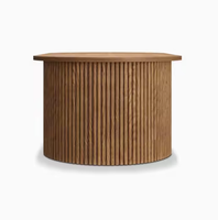 MAY HOME Meubles Table basse Meubles de salon Table basse ovale en bois Tables basses de luxe modernes