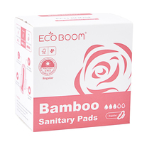 ECO BOOM-bragas ecológicas biodegradables, compresas higiénicas femeninas de algodón orgánico