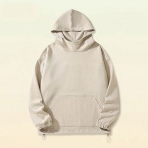 H5571 เสื้อฮู้ดดีไซน์ใหม่ ขายส่ง ผลิตตามสั่ง ผ้าคอตตอนผสม 450 กรัม คอสูง เสื้อฮู้ดเปล่าสำหรับผู้ชายและผู้หญิง - Product Image 6