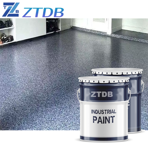 Pintura Epóxica de Arena de Color Antideslizante e Impermeable de Alta Calidad y Bajo <span class=keywords><strong>Precio</strong></span> ZT, <span class=keywords><strong>Autonivelante</strong></span> para Pisos de Cemento Exteriores - Product Image 1