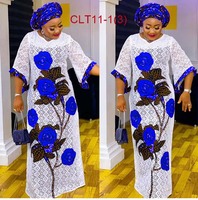 Robes africaines en dentelle pour femmes Vêtements imprimés pour femmes de grande taille Taille libre Abayas Dashiki Kaftan