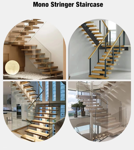 บันไดเหล็กชุบสังกะสีแบบกลางแจ้งบันไดกันลื่นบันไดแผ่นเหล็กบันไดสำหรับอาคารแบบแยกส่วน - Product Image 5