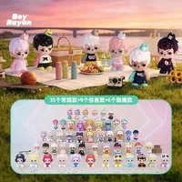 Мини-фигурки Boy Rayan в слепых коробках, милые ПВХ-игрушки, 35 обычных + 9 секретных + 6 скрытых стилей, загадочные подарочные коробки для детей