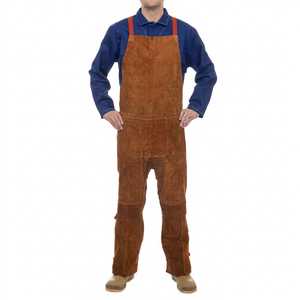 Overoles de Trabajo Unisex de Algodón con Bolsillos Rojos, Certificación CE, Alta Visibilidad, Resistentes a la Abrasión y con Detección de Agujas, para Uso Industrial - Product Image 1