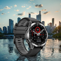 Smartwatch Impermeabile IP68 con Display AMOLED, Chiamate BT, Luce LED, Monitoraggio Salute e Sonno, Cinturino in Gel di Silice