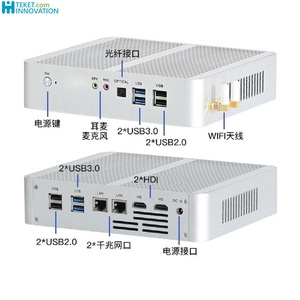 Mini PC Sin Ventilador con Chasis de Aluminio, <span class=keywords><strong>CPU</strong></span> <span class=keywords><strong>Intel</strong></span> <span class=keywords><strong>Core</strong></span> de 10.ª Generación <span class=keywords><strong>I5</strong></span>-<span class=keywords><strong>1035G1</strong></span> I7-1065G7 Serie DB780G10 - Product Image 4