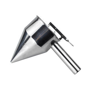 योलन स्टेनलेस स्टील ऑक्टोपस पेलेट उपकरण मछली बॉल फनल के साथ शेल्फ धातु शंकु जाली बर्तन जाली बर्तन फोर्क्स - Product Image 5