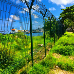 Nhà Máy Nhà Sản Xuất Tùy Chỉnh 3D Sóng Nhúng Nóng Mạ Kẽm Hàng Rào 3D Dây Cong Hàn Lưới Uốn Hàng Rào - Product Image 3