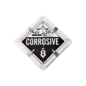 Kamyonlar için Flip dosya Placard seti tehlikeli işaretler yanıcı patlayıcı aşındırıcı trafik konsinye uyarı işaretleri üzerinde uyarmak için - Product Image 6