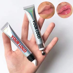 Gloss à lèvres repulpant personnalisé avec emballage, gloss à lèvres repulpant, gonflement <span class=keywords><strong>des</strong></span> lèvres, ingrédients minéraux à base de plantes - Product Image 1