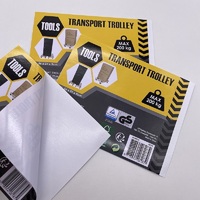 Autocollant adhésif en papier imprimé personnalisé, Logo imperméable, étiquette autocollante d'expédition pour emballage