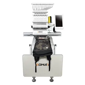 Somax SM-EM1201 Single Head Cap Flat T-shirt Portable Embroidery Computerized Software Monogram Cap Embroidery Machine