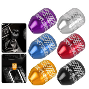Universal Mesh Gear <b>Shift</b> <b>Knob</b> Black Aluminum Alloy Ergonomic Car Modification - Product Image 3