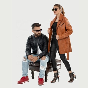 PIHA SPORTS <b>Classic</b> Women's Genuine Sheep Leather Motorcycle Jacket-Windproof & Quick Dry Winter - Product Image 5