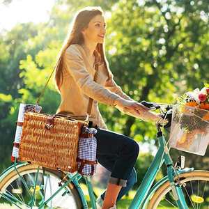 Cesta de Picnic para 2 Personas con Bolsa Térmica Grande, Cesta de Picnic de Mimbre - Product Image 4