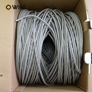 High Quality 305m 4pr 22 24 Awg Ftp Utp Cabo De Rede Cat 5 Cat5 Cat5e Lan Kabel