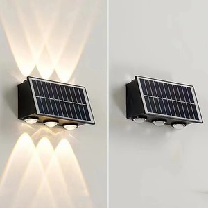 Đèn năng lượng mặt trời LED chiếu sáng cảnh quan, phát sáng lên xuống, ngoài trời, chống thấm nước, gắn tường - Product Image 5