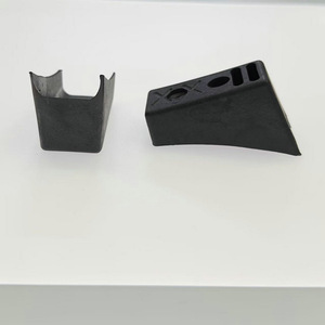Almohadillas de plástico para protección de patas de silla de oficina, antideslizantes, en blanco y negro, para muebles - Product Image 2