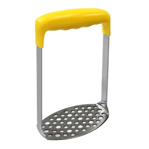 Kitchen Gadgets SUS Multifunction Fruit Puree Manual Presser Potato Ricer Masher With Plastic Handle