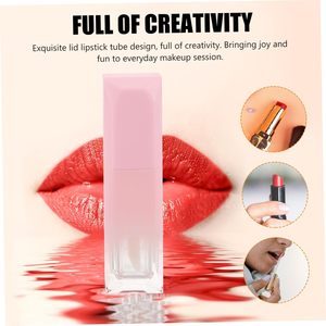Wholesale Custom 3ml 5ml 8ml <b>Empty</b> Luxury Lip Gloss Tube With <b>Box</b> and Logo Lip-gloss-tubes Containers for Cosmetic - Product Image 5