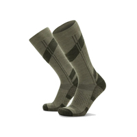 Chaussettes de ski en laine mérinos personnalisées AR 001, compression, amortissement, chaussettes de sport de plein air pour hommes