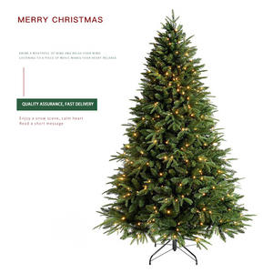 Alberi di Natale Decorativi Interamente in PE di Alta Qualità da Fabbrica all'Ingrosso 150cm 180cm 210cm 240cm - Product Image 1