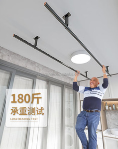 Tendedero de ropa fijo de interior montado en la pared tendedero plegable de techo blanco oculto tendedero para tienda - Product Image 6