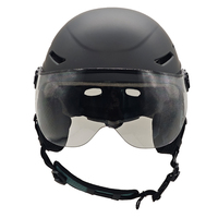 Casque de vélo/scooter électrique à coque en ABS style requin pour hommes avec éclairage à deux roues certifié CE résistant aux chocs pour la conduite