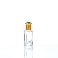 Flacon à bille octogonal en verre portable de 3 ml et 12 ml, design à 8 faces, pour huiles essentielles, parfums et aromathérapie, type à fermeture hermétique