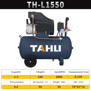 Máy nén khí công nghiệp Tahu Máy nén khí điều khiển trực tiếp 1.5HP 220V 2850rpm 50L TH-L1550 - Product Image 6