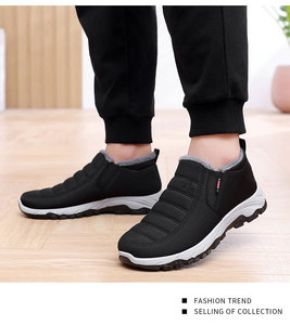 Stivali Invernali da <span class=keywords><strong>Uomo</strong></span> <span class=keywords><strong>con</strong></span> Suola in Gomma e Fodera in Pelliccia, Scarpe Calde da Esterno a Prezzo Scontato - Product Image 6