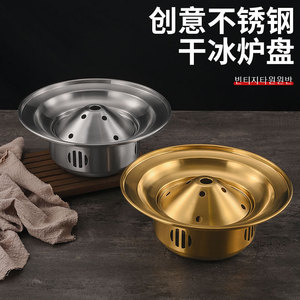 Plat de service en acier inoxydable avec trous de drainage pour hôtels, restaurants, cafés et salons de thé, idéal pour les cadeaux d'affaires. - Product Image 3