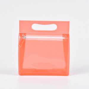 Tùy Chỉnh Xách Tay Trong Suốt Rõ Ràng <span class=keywords><strong>PVC</strong></span> Túi Quà Tặng Lớn Chịu Nước Mỹ Phẩm Trang Điểm Túi Với Dây Kéo Kẹo Mô Hình - Product Image 4