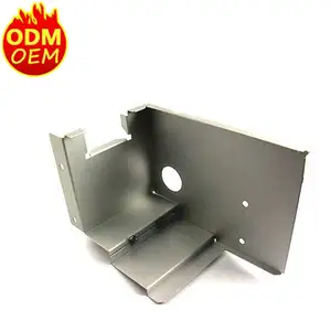 Panel decorativo de fabricación pesado hoja de acero galvanizado de Metal de corte por láser de piezas de flexión