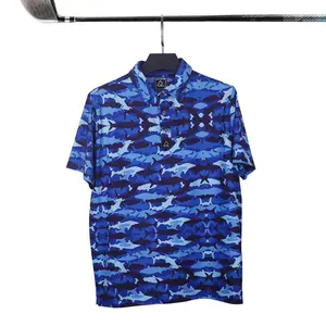 High Quality Custom Logo Polo Shirts For Men Sublimation Embroidered Breathable Quick Dry Slim Fit Golf Polo Shirts For Men