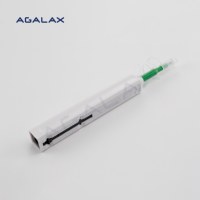 Stylo de nettoyage de la face d'extrémité du cordon de fibre optique à une pression avec plus de 800 nettoyages de fibres (connecteur SC/ST/FC de 2,5 mm) pour centre de données/télécommunications