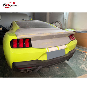 Couvercle de coffre en fibre de carbone Mustang pour <span class=keywords><strong>Ford</strong></span> Mustang S650 2024, couvercle de coffre modifié en fibre de carbone SA - Product Image 6
