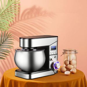 Batidora Planetaria Comercial Eléctrica/de Batería de 3L-12L con Cabezal Inclinable Digital para Mezclar Masa de Pastel y Harina, con 1 Año de Garantía - Product Image 4