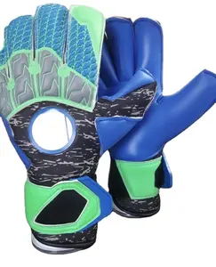 Luvas do goleiro do futebol do látex com proteção do dedo Luvas profissionais do futebol da associação atacado OEM natural personalizado