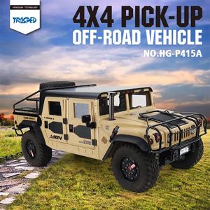 HG P415A 1/10 2.4G 4x4 4WD Todo Terreno Camioneta Metálica Hobby Hum H1 Coche de Control Remoto de Alta Velocidad Gran <span class=keywords><strong>RC</strong></span> 4x4 Crawler - Product Image 2