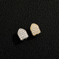 G-057 Nouveau Micro-Pavé Zircon Unique Or Dents Grills Micro-Pavé Zircon Hip-Hop Corps Bijoux Rappeur Bracelet Fabricant