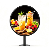 Affichage LED rond extérieur multifonctionnel P2.5 personnalisé, couleur, étanche, simple face, pour la décoration avec écran circulaire de magasin