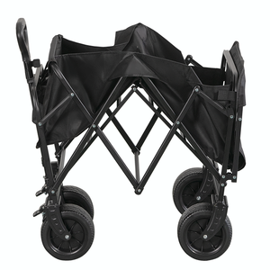 आउटडोर कैंपिंग शॉपिंग ओम के लिए बड़ी क्षमता वाला वाहन पोर्टेबल फोल्डेबल यूनिवर्सल व्हील फोल्डिंग कार्ट - Product Image 3