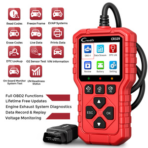 Herramienta OBD2 CR329 Universal de 12V para Automóviles, Lector y Eliminador de Códigos de Luz de Advertencia del Motor con 1 Año de Garantía - Product Image 1