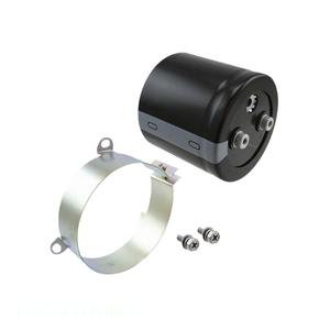 Condensador Original de 3300 uF, Aluminio, 3300UF, 20%, 400V, Montaje en Chasis con Tornillo, LNC2G332MSEH - Product Image 1